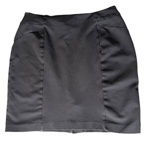 Cleo Petite Black Pencil Skirt Stretch Office Siren Professional Career Size M/M